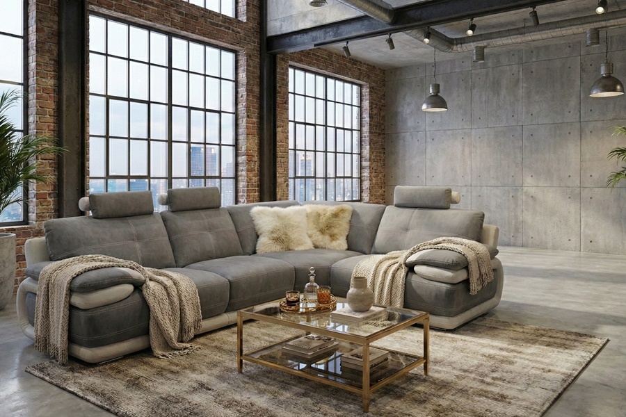 DIVANO ANGOLARE BALTICO 5 Divano angolare mod : BALTICO