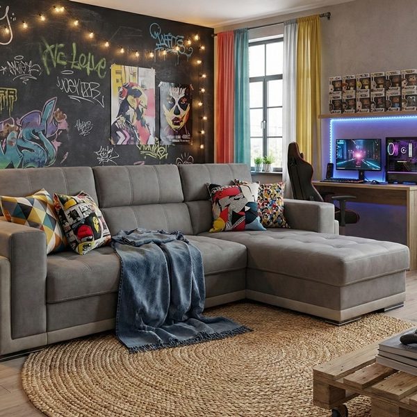 BARI I 5 Divano con penisola mod : BARI I