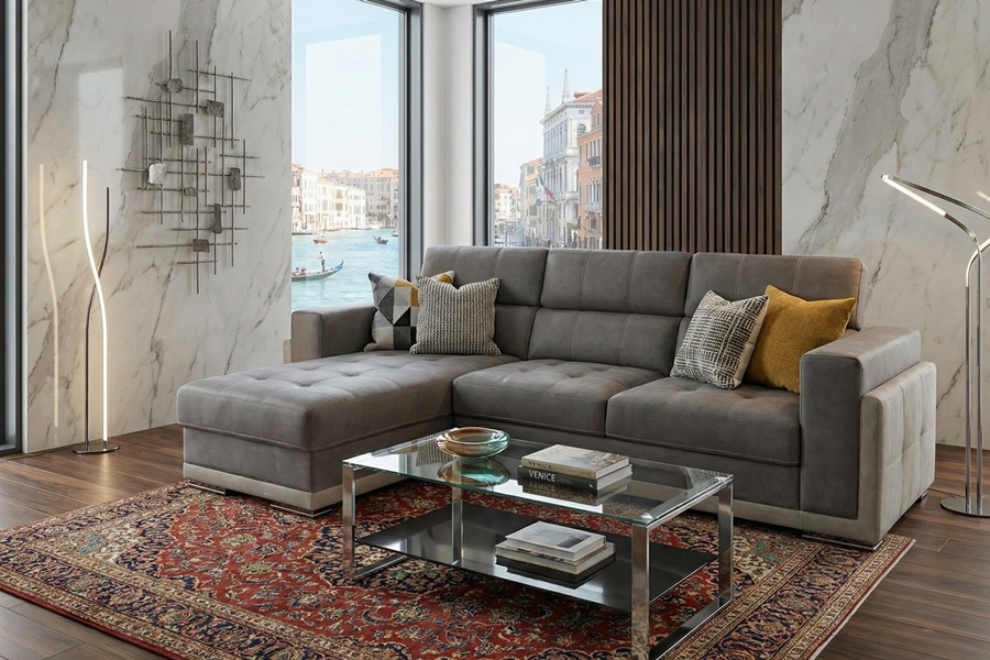 Divano con penisola mod : BARI I