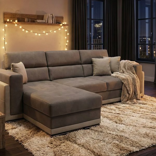 BARI I 7 Divano con penisola mod : BARI I