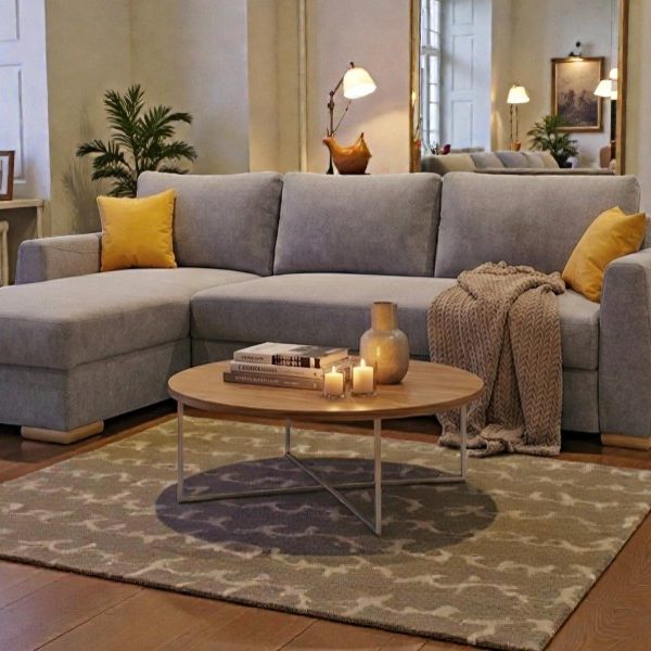 CREMA 8 Divano con penisola mod : CREMA