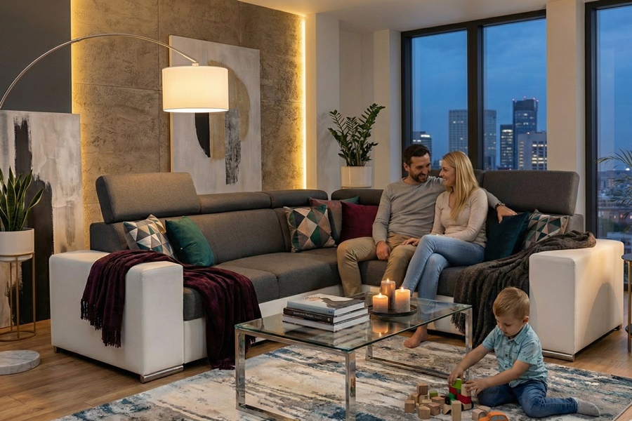 Divano angolare mod : FENICE M1