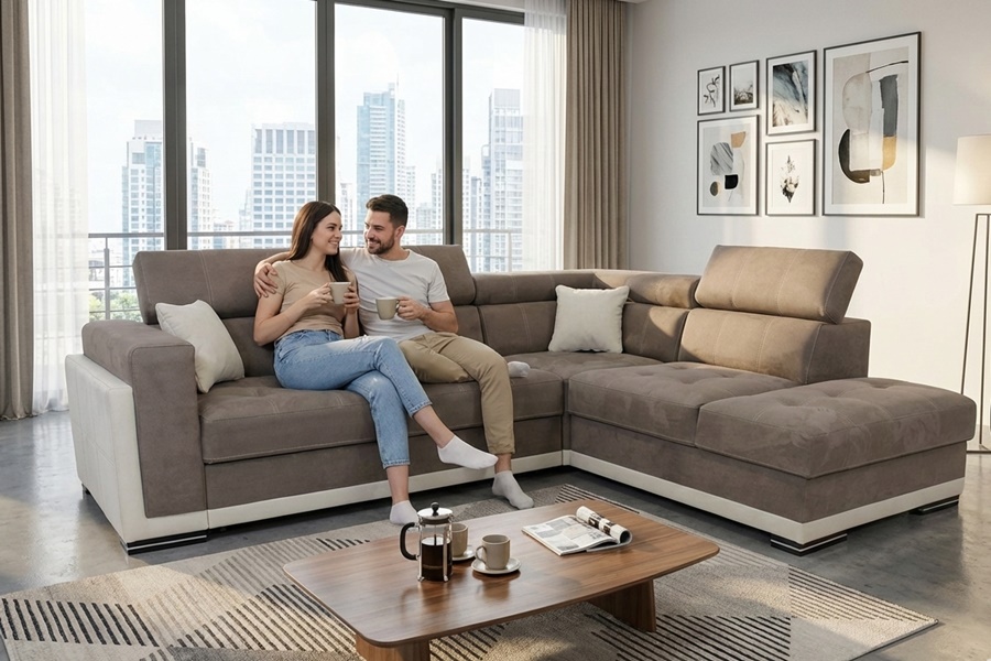 DIVANO ANGOLARE BARI II 7 Divano angolare mod : BARI II