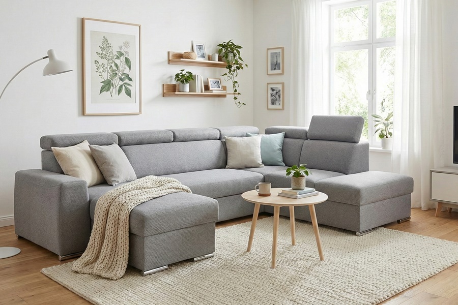 DIVANO-ANGOLARE-FENIX-U-K3-7 Divano angolare mod : FENICE U K3