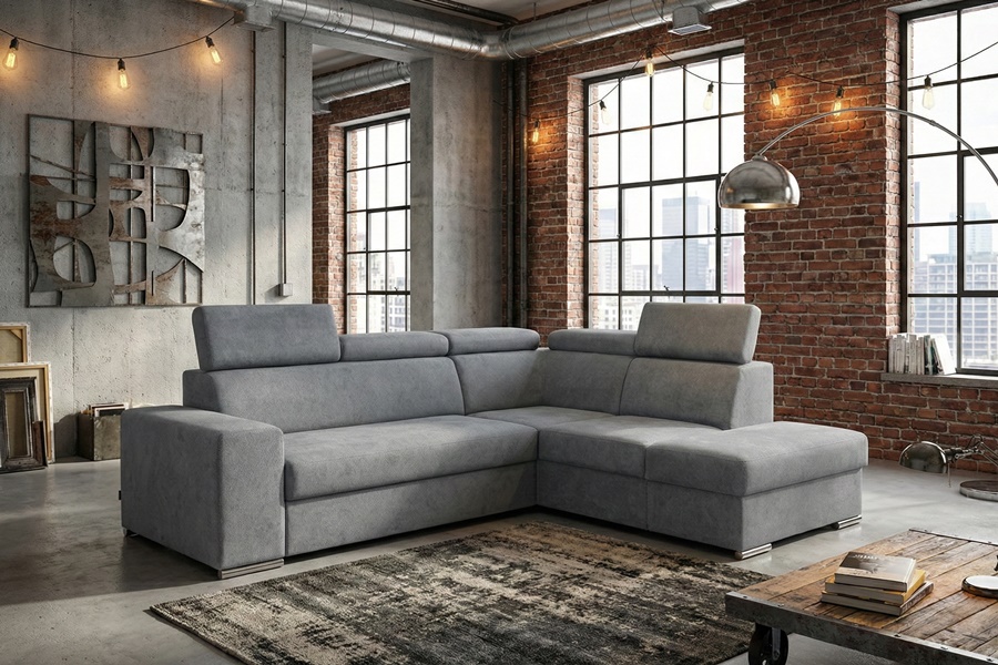 DIVANO ANGOLARE H9 5 Divano angolare mod : FENICE H9