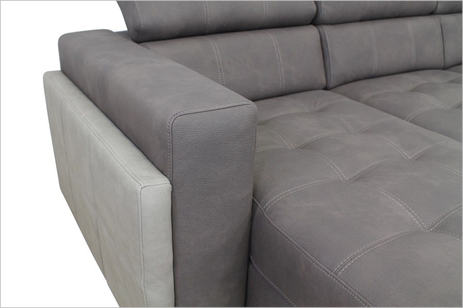 DIVANO CON PENISOLA BARI I7 Divano con penisola mod : BARI I