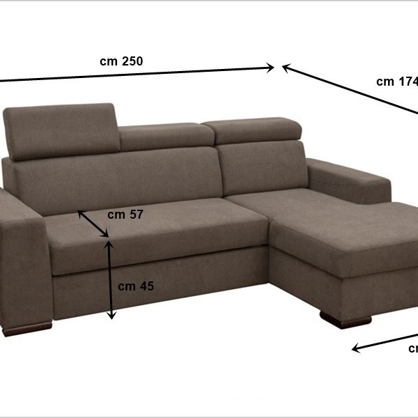 Divano con penisola mod : FENICE Z1