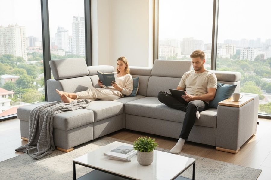 FENIX-H12-2 Divano angolare mod : FENICE H12