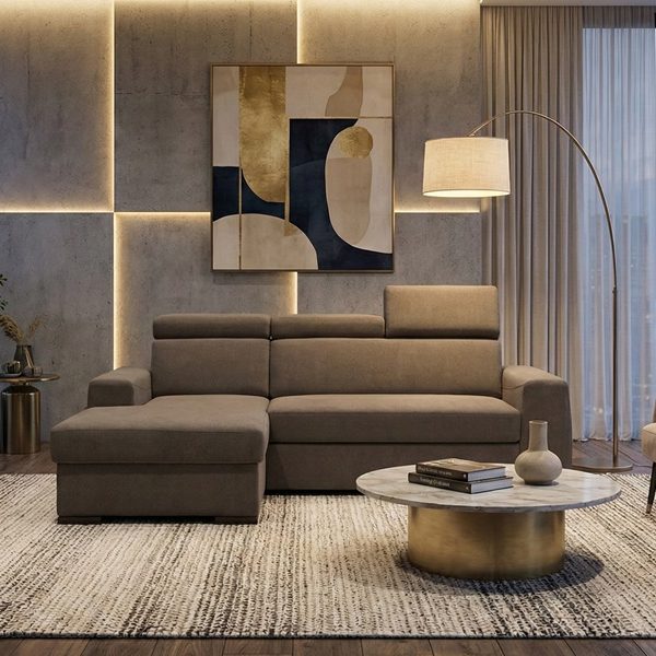 Divano con penisola mod : FENICE Z1