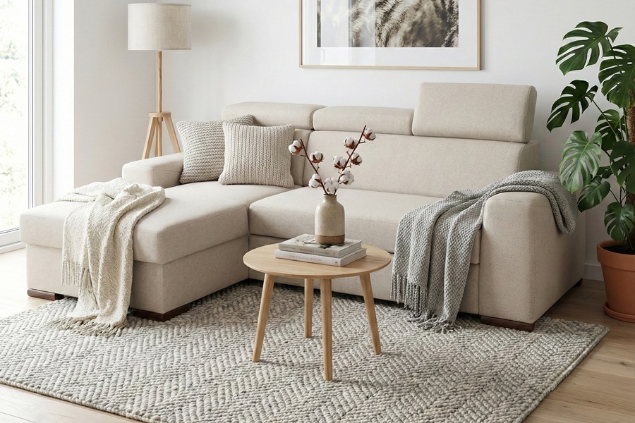 Divano con penisola mod : FENICE Z1