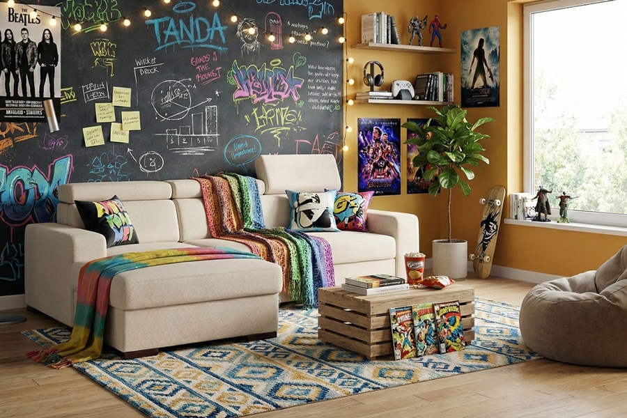 Divano con penisola mod : FENICE Z1