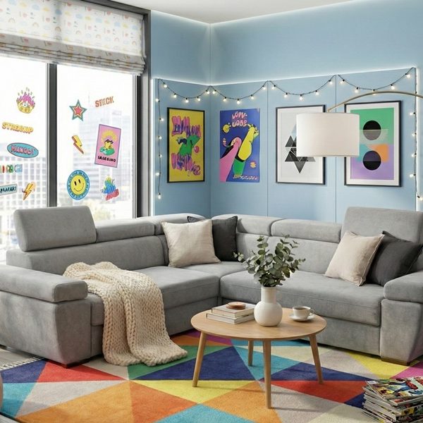 HILTON M8 6 Divano angolare mod : ELTON M8