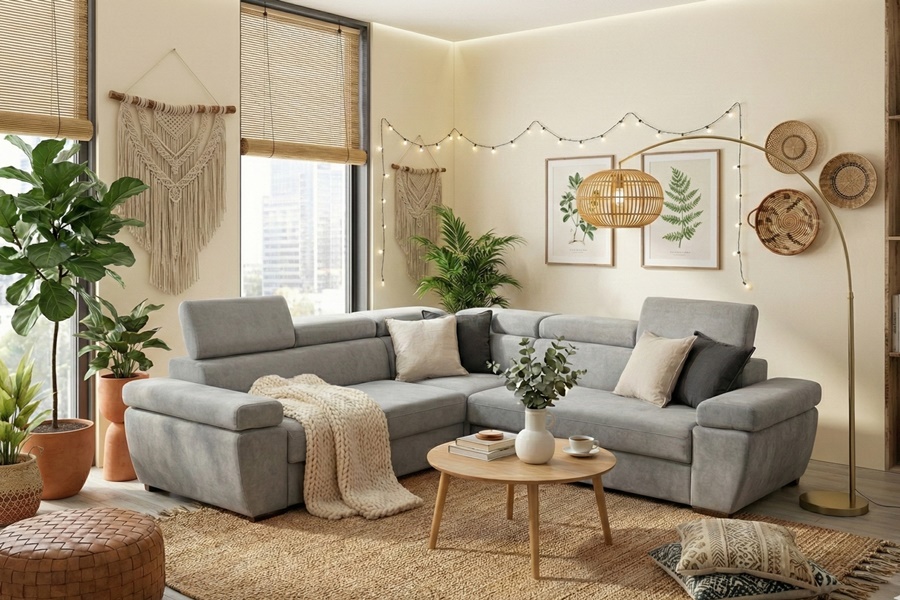 HILTON M8 7 Divano angolare mod : ELTON M8