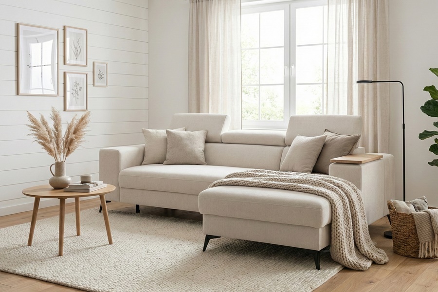 Divano con penisola mod : AIRON KM1