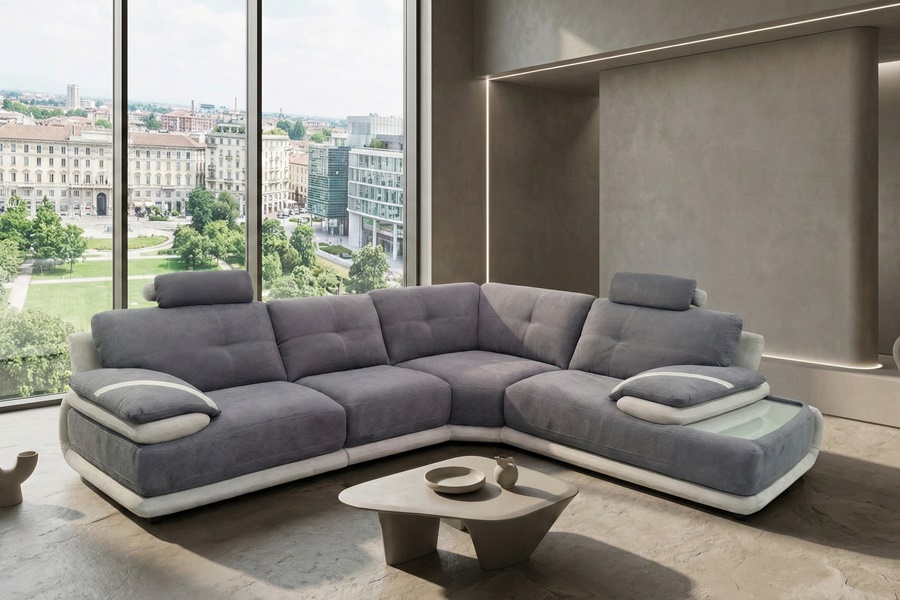 DIVANO ANGOLARE BALTICO II 01 Divano angolare mod : BALTICO II
