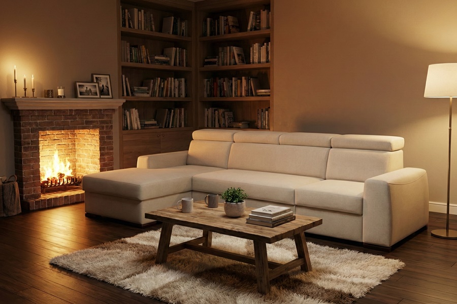 Divano con penisola mod : FENICE ZF 1 RELAX