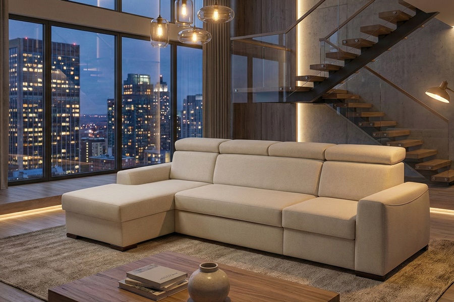 Divano con penisola mod : FENICE ZF 1 RELAX