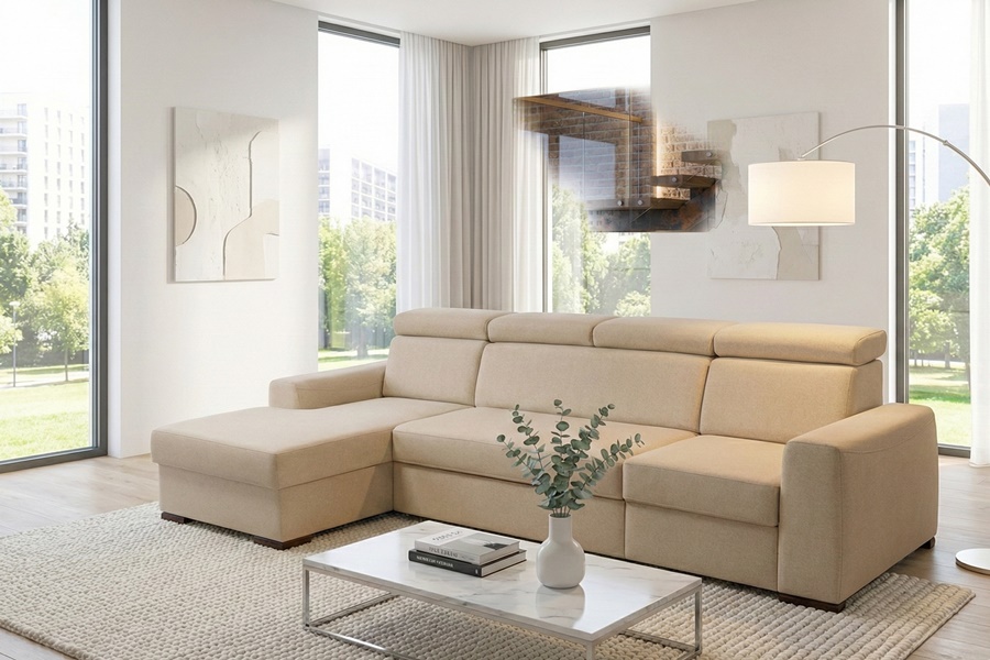 Divano con penisola mod : FENICE ZF 1 RELAX