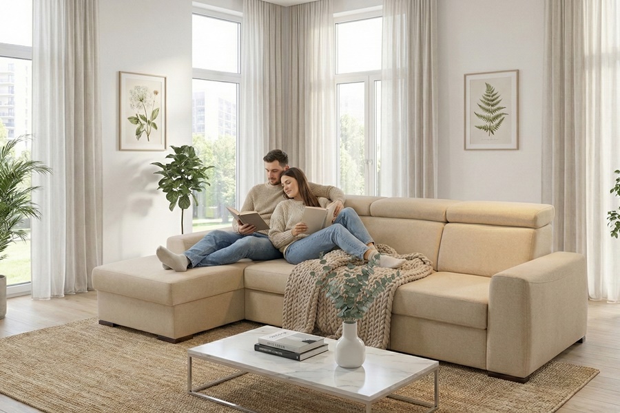 Divano con penisola mod : FENICE ZF 1 RELAX