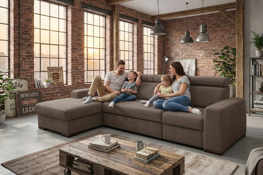 Divano con penisola mod : FENICE ZF 1 RELAX