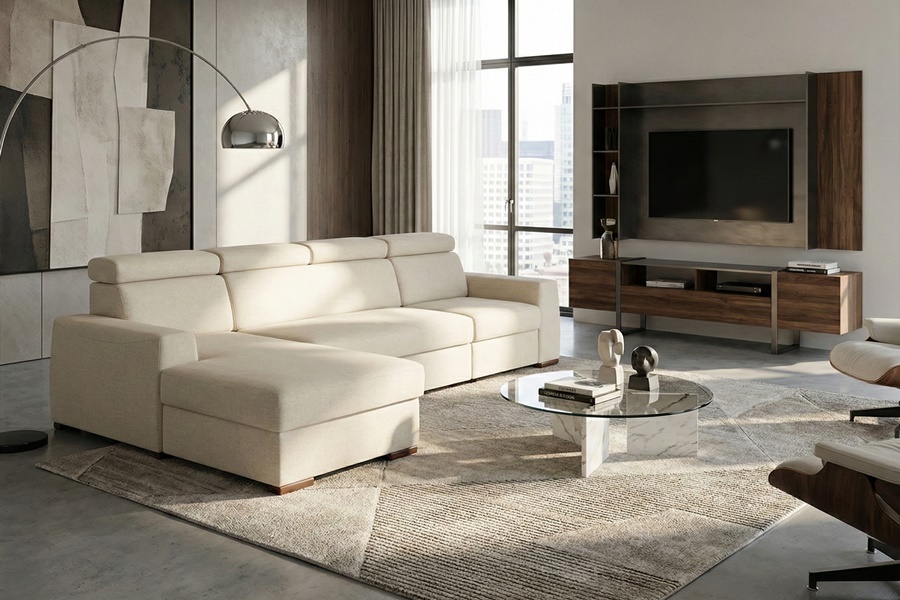 Divano con penisola mod : FENICE ZF 1 RELAX