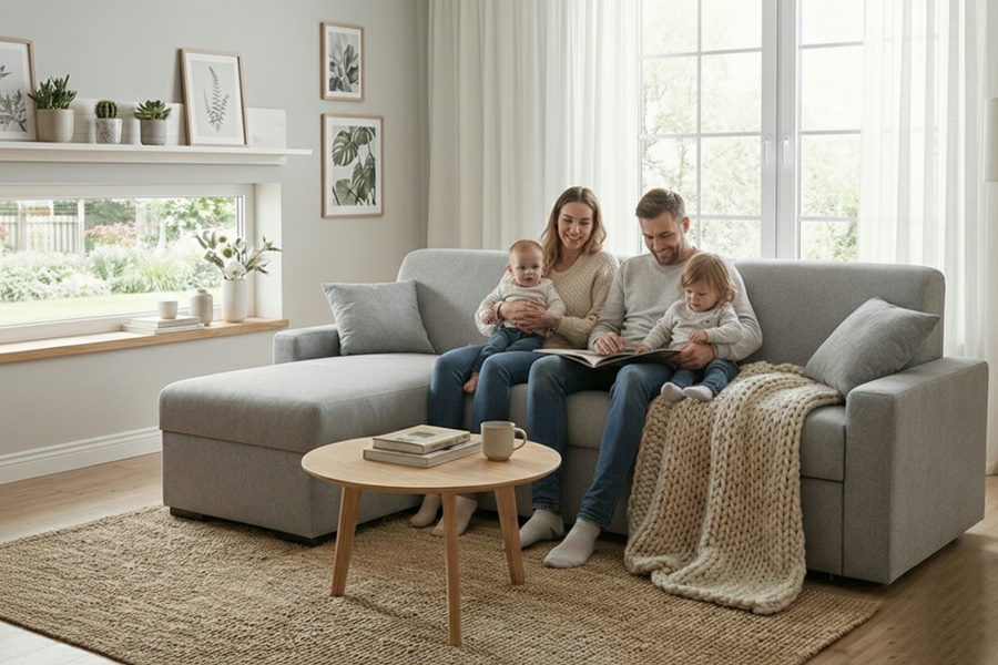 DIVANO LETTO MOD ADAMELLO CON PENISOLA 11 Divano rete elettrosaldata mod: ADAMELLO CON PENISOLA