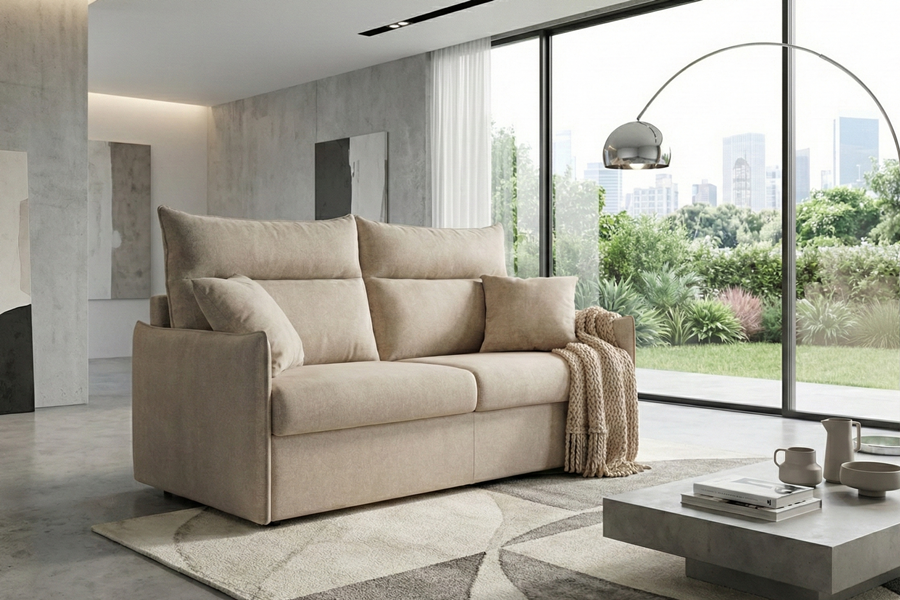 DIVANO-LETTO-MOD VESUVIO 4 Divano rete elettrosaldata mod: VESUVIO