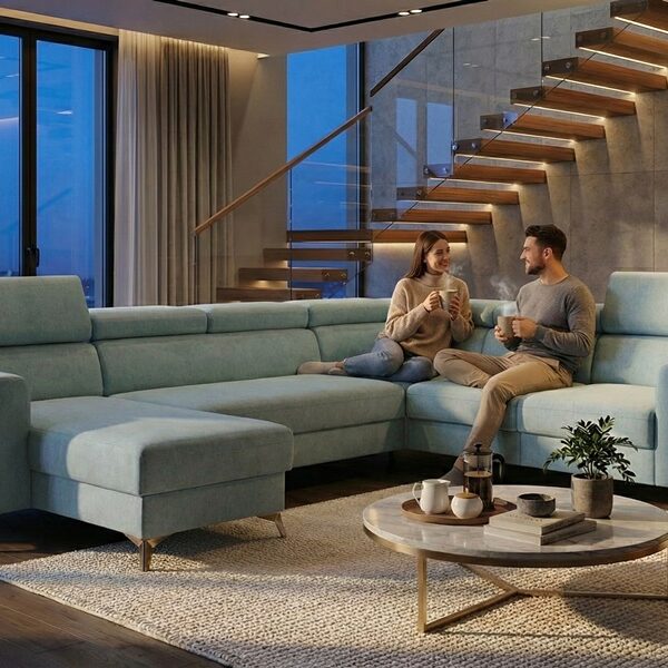 Divano angolare ad U mod : AIRON UM3 RELAX