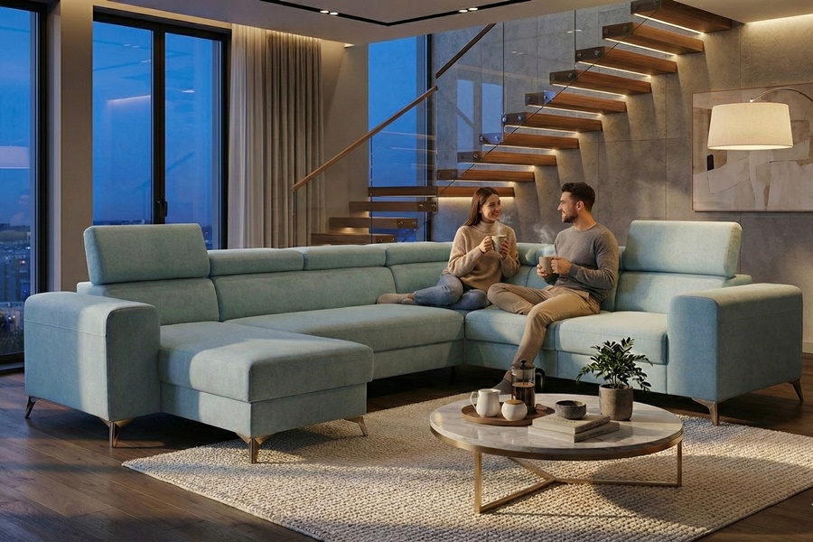 Divano angolare ad U mod : AIRON UM3 RELAX