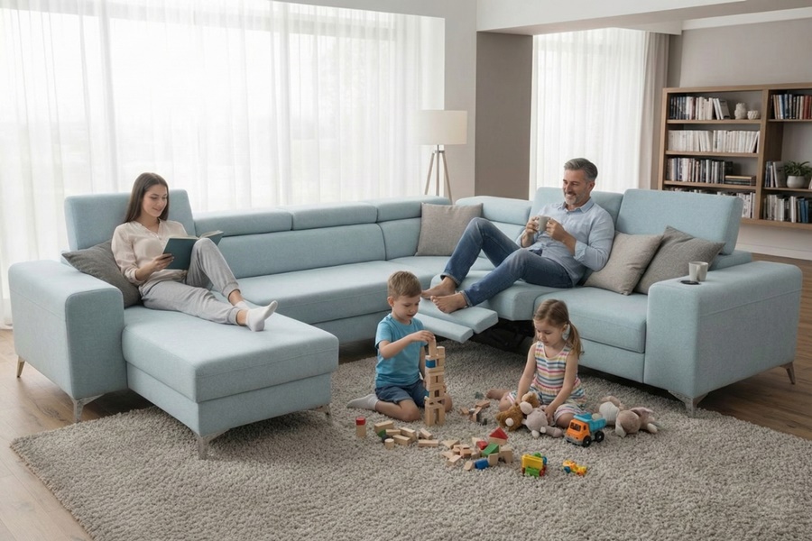 Divano angolare ad U mod : AIRON UM3 RELAX