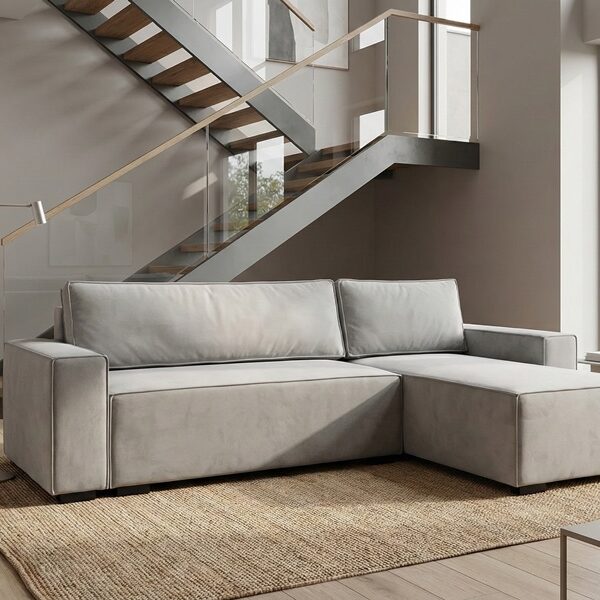 DIVANO CON PENISOLA ALBERTO 1 Divano con penisola mod : ALBERTO