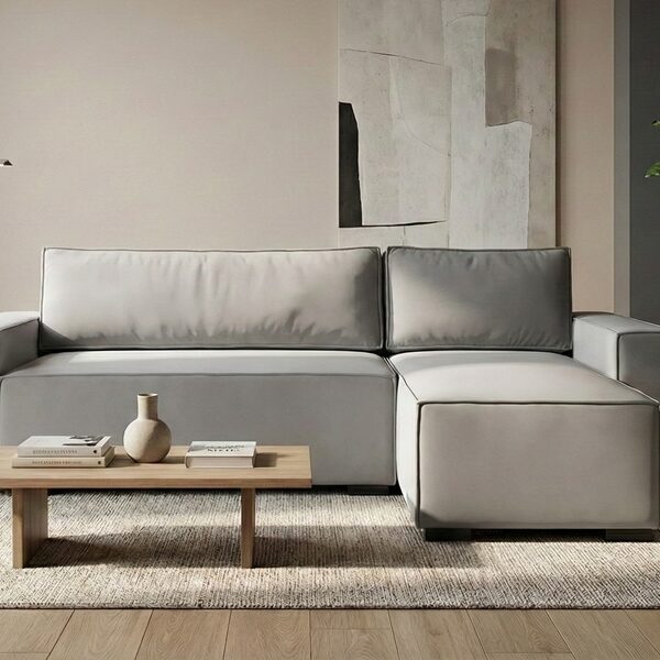 DIVANO CON PENISOLA ALBERTO 2 Divano con penisola mod : ALBERTO