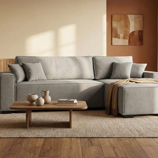 DIVANO CON PENISOLA ALBERTO 6 Divano con penisola mod : ALBERTO