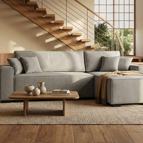 DIVANO CON PENISOLA ALBERTO 8 Divano con penisola mod : ALBERTO