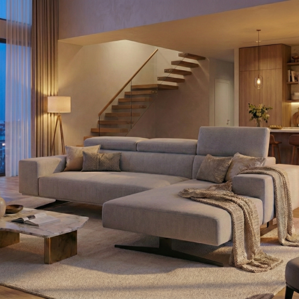 Divano con penisola mod : LIVIO Z2