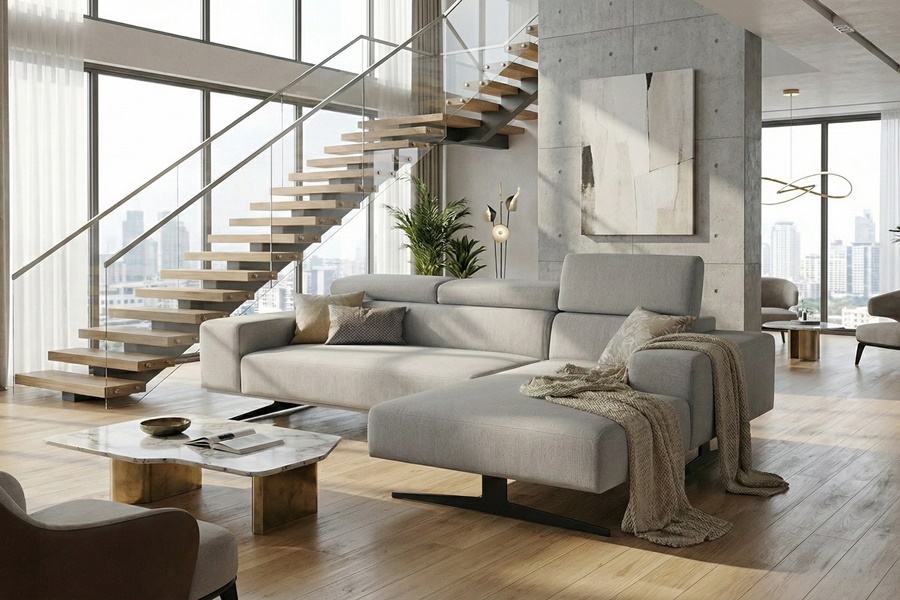 Divano con penisola mod : LIVIO Z2