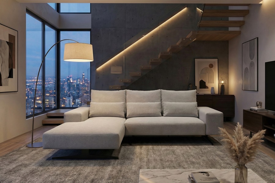 Divano con penisola mod : GRANIT Z2