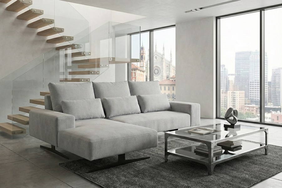 Divano con penisola mod : GRANIT Z2