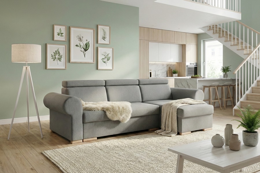 DIVANO LETTO MOD SOVRANO Z2 12 Divano con penisola mod : SOVRANO Z2