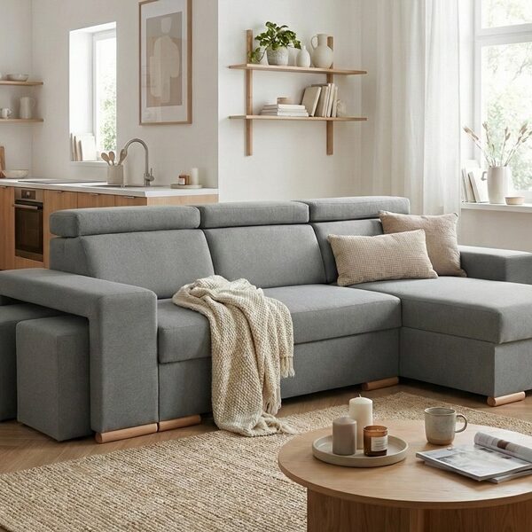 Divano con penisola mod : SOVRANO Z3