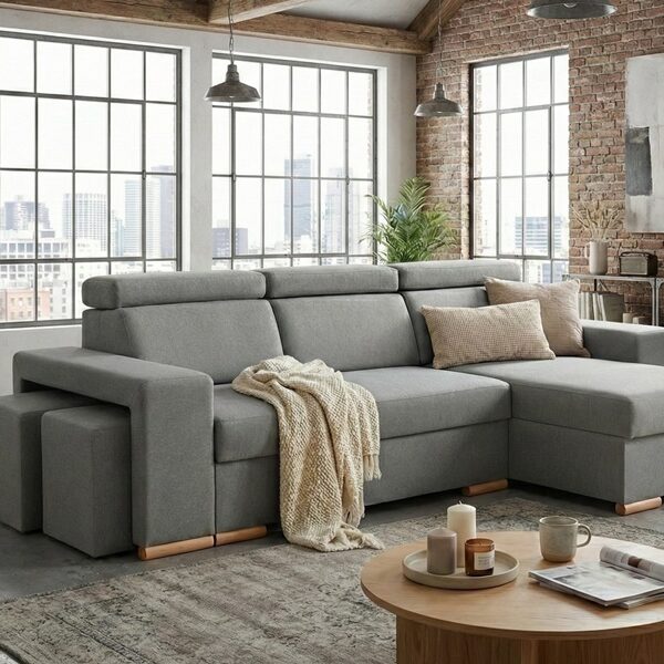 Divano con penisola mod : SOVRANO Z3