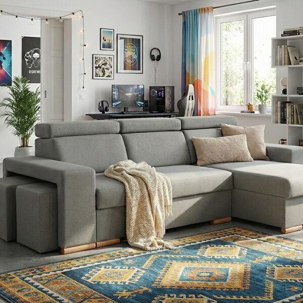 Divano con penisola mod : SOVRANO Z3