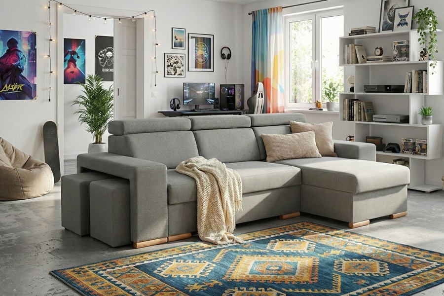 Divano con penisola mod : SOVRANO Z3