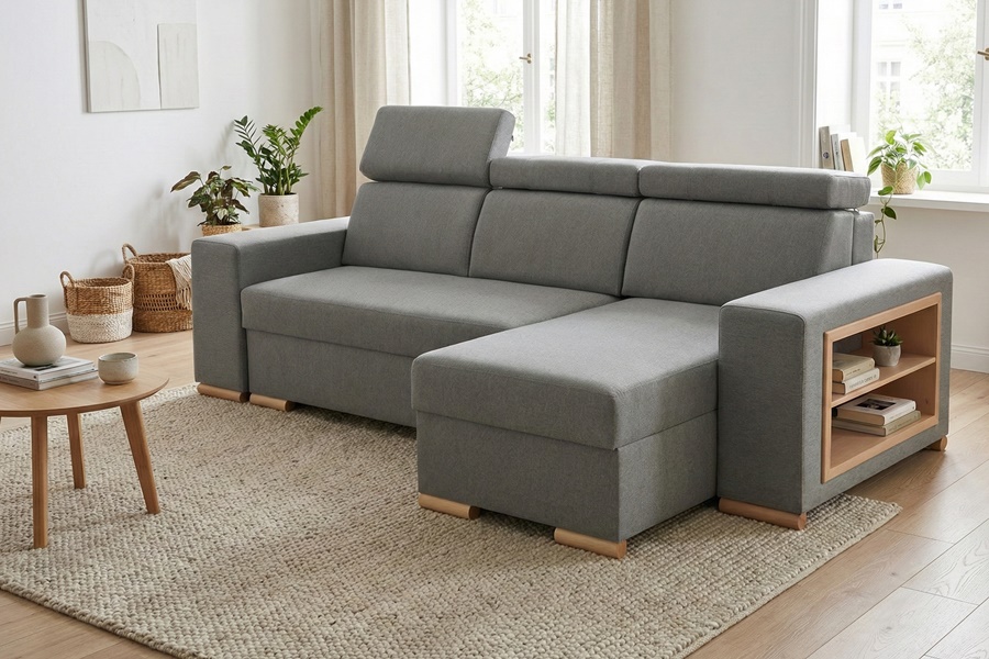 Divano con penisola mod : SOVRANO Z3