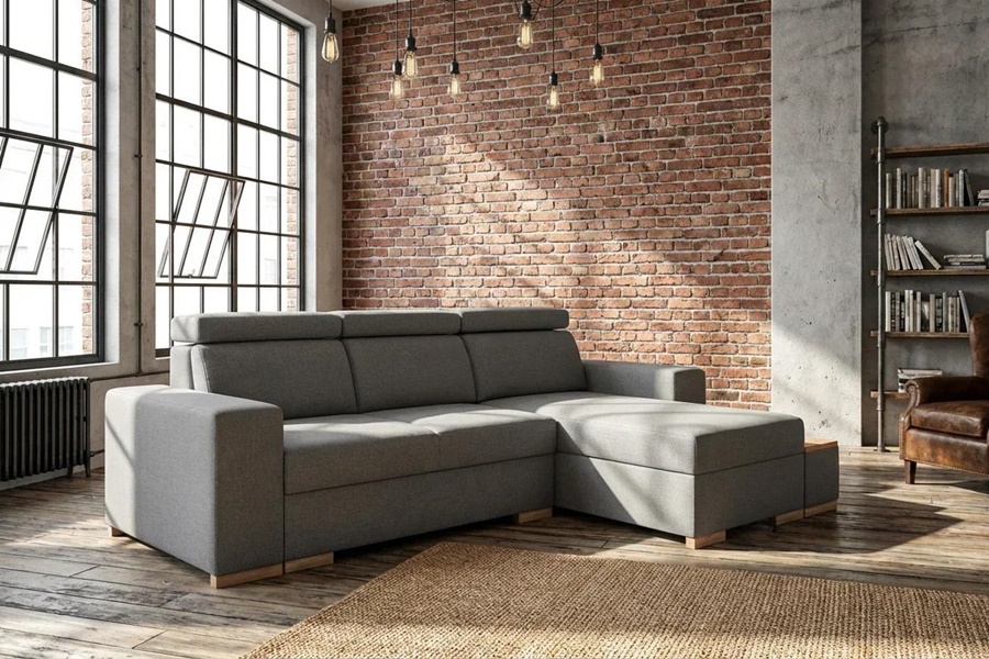 Divano con penisola mod : SOVRANO Z6