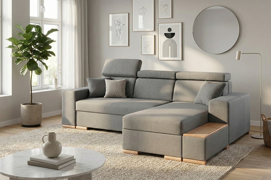 Divano con penisola mod : SOVRANO Z6