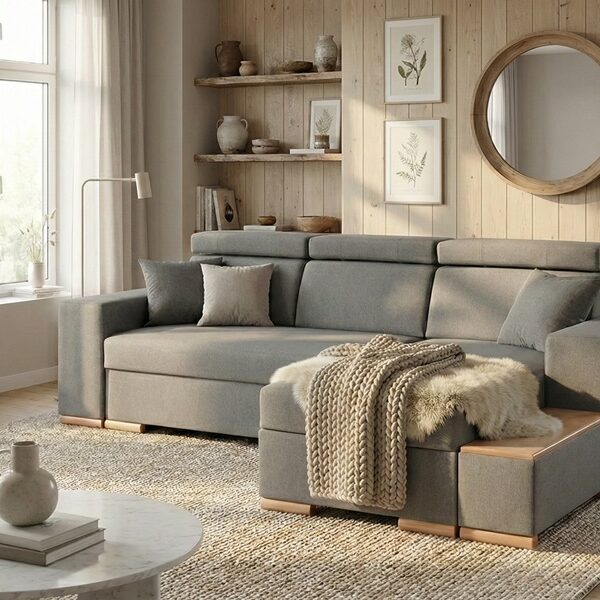 Divano con penisola mod : SOVRANO Z6