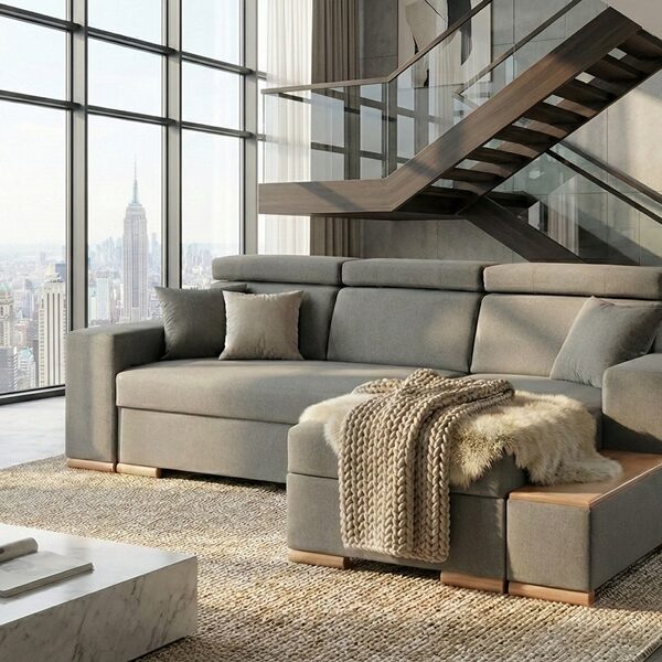 Divano con penisola mod : SOVRANO Z6