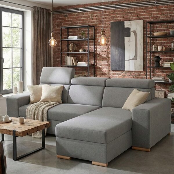 Divano con penisola mod : SOVRANO Z5