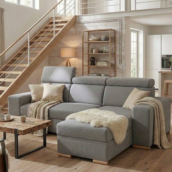 Divano con penisola mod : SOVRANO Z5